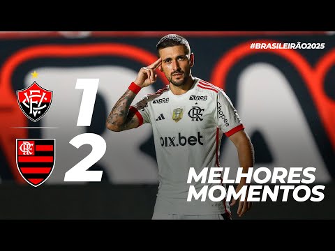EC VITÓRIA 1 X 2 FLAMENGO | MELHORES MOMENTOS | BRASILEIRÃO (06/04/25)