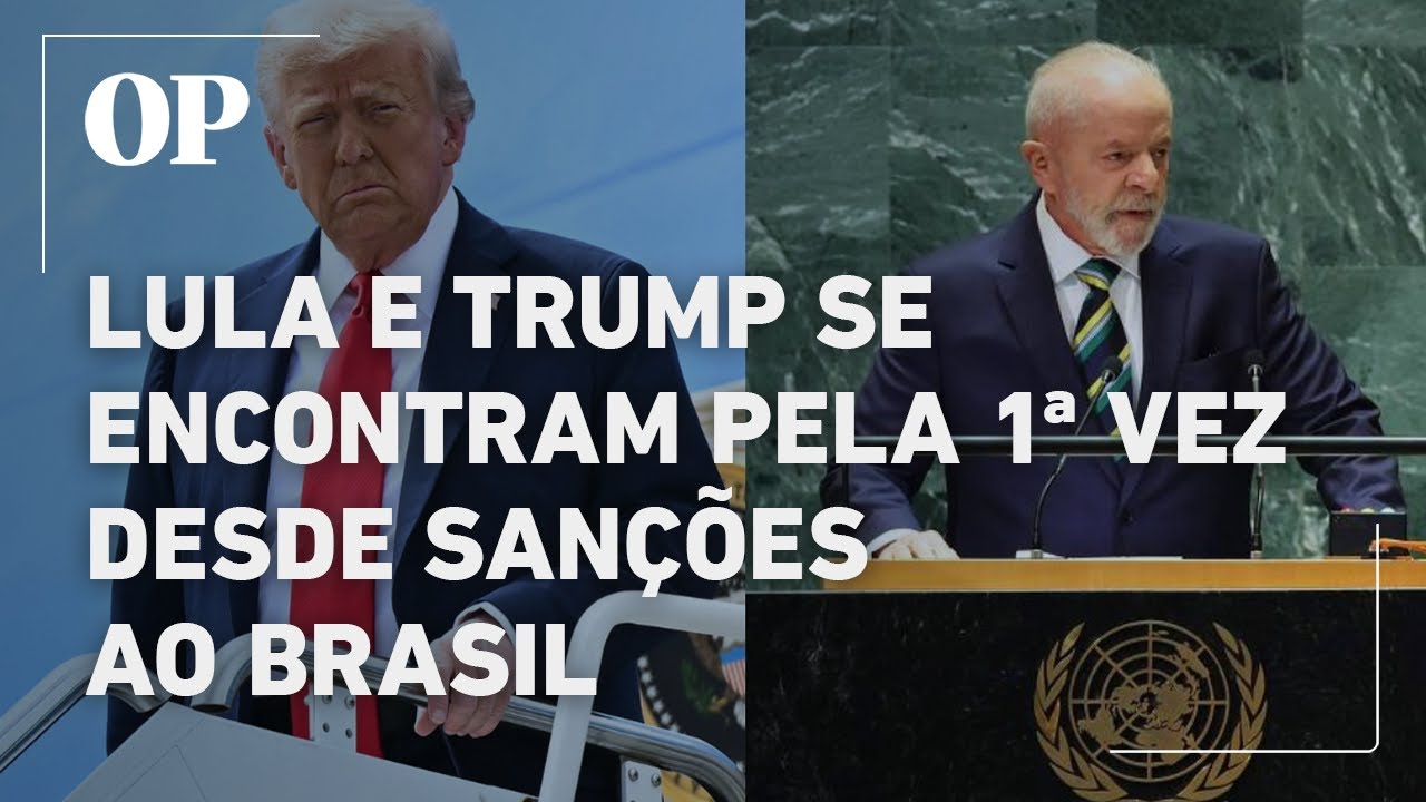 Lula e Trump se encontram na ONU pela 1ª vez desde sanções americanas ao Brasil