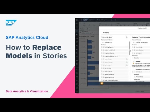 How to Replace Models in Stories: SAP Analytics Cloud