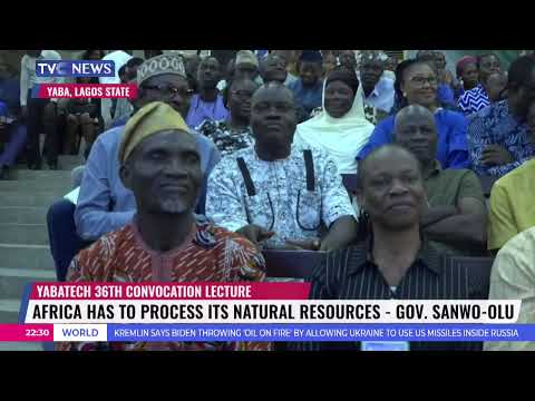 Image: Africa Has To Process Its Natural Resources - Governor Sanwo-Olu (U)