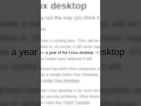 The Year of the Linux Desktop 💻🐧
