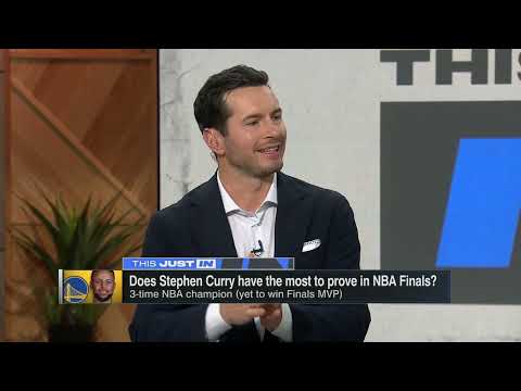 JJ Redick decides if Steph Curry has the MOST to prove in NBA Finals  | This Just In video clip