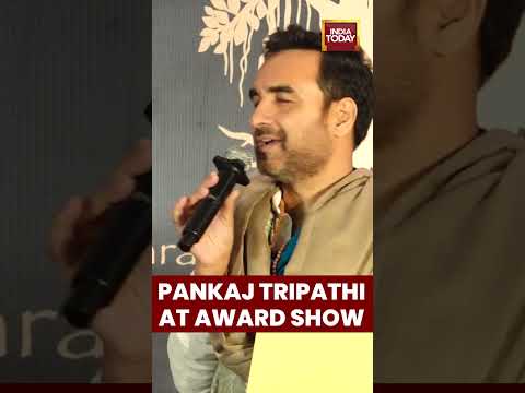 Pankaj Tripathi Dazzles on Character‑Tree Awards Red Carpet #bollywoodactor #pankajtripathi