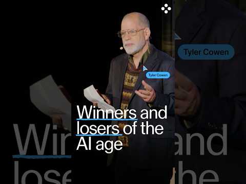 Tyler Cowen: AI will dismantle your definition of success