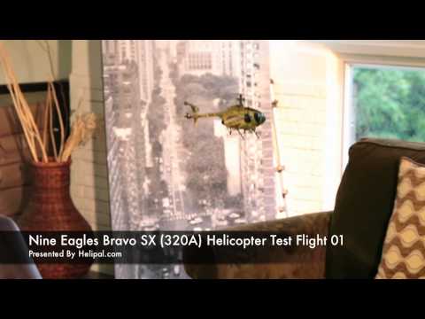 Helipal.com - Nine Eagles Bravo SX (320A) Helicopter Test Flight 01 - UCGrIvupoLcFCW3CIKvfNfow