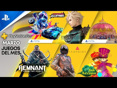 MARZO en PS PLUS - Destruction AllStars, Final Fantasy VII Remake, Remnant: From the Ashes, Farpoint