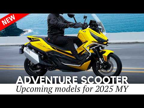 10 Upcoming Adventure Scooters with Powerful Motors Up to 750cc