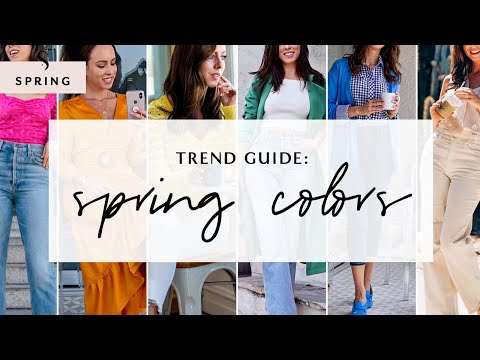 Spring Color Trends 2021 I Sydne Summer