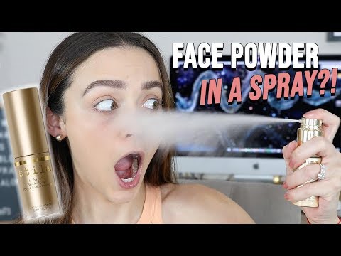 TESTING OUT POWDER SPRAY....This is Interesting