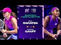 Iga Swiatek vs. Coco Gauff  2024 WTA Finals Riyadh Group Stage  Match Highlights