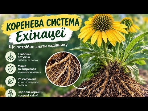Що треба знати про кореневу систему у #ехінацеі ?