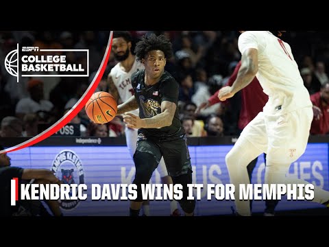 Memphis wins at the buzzer on an off-balance jumper | ESPN College Basketball