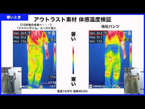 【比較】真冬の「アウトラスト」VS「一般的なパンツ」〜ジャパンデニム編〜