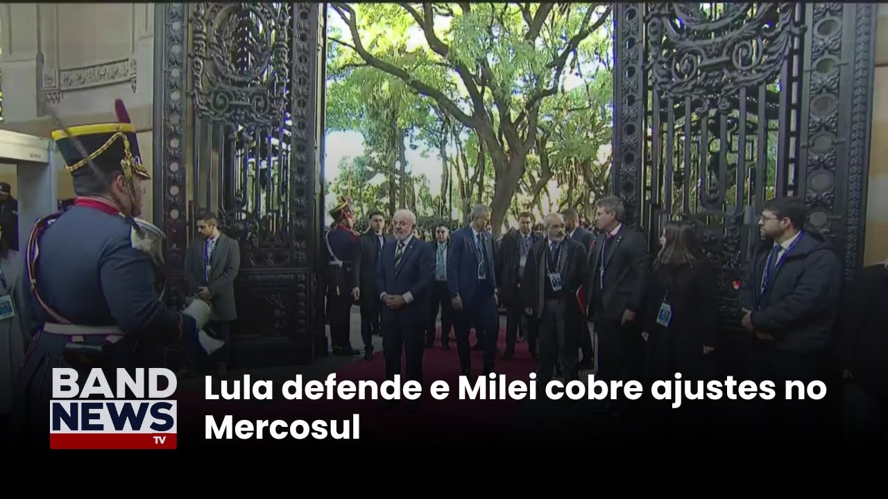 Lula defende e Milei cobra ajustes no Mercosul | BandNews TV
