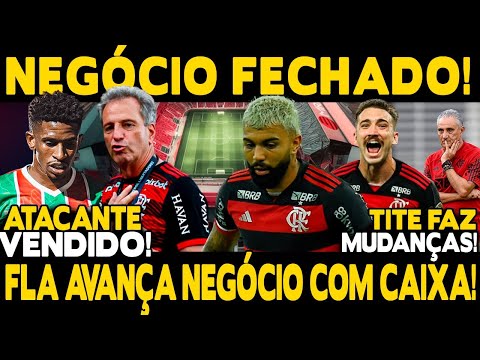 NEGÓCIO FECHADO! FLA AVANÇA NA COMPRA DO TERRENO DO ESTÁDIO! ATACANTE VENDIDO! TITE FAZ MUDANÇAS!