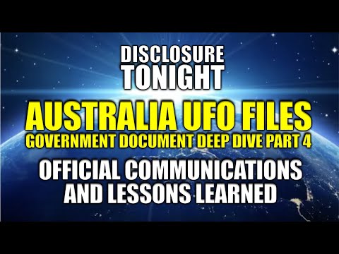 Daily #UFO News  | AUSTRALIA UFO FILES PART 4 - COMMUNICATIONS & SUMMARY  | Disclosure Tonight