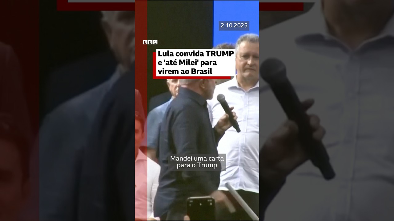 Lula diz que convidou Trump Xi Jinping e até Milei para COP30 no Pará