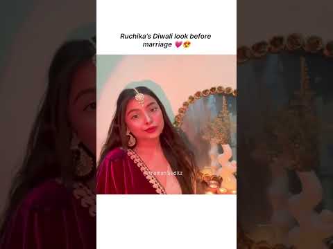 Bhabhiji's Diwali look 🪔❤️ #triggeredinsaan #ruchikarathore #shortsfeed #trendingshorts #shorts