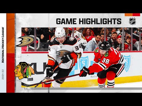 Ducks @ Blackhawks 1/15/22 | NHL Highlights