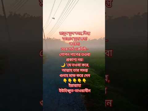যে পাপ তুমি গোপনে করো, ক্ষমাও চাইবে গোপনেই...”#তওবা #পাপ #আল্লাহক্ষমাশীল #quran #islamicshorts