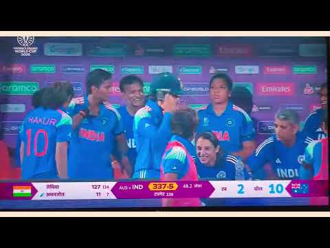 india vs australia woman winning 🏆💪movements