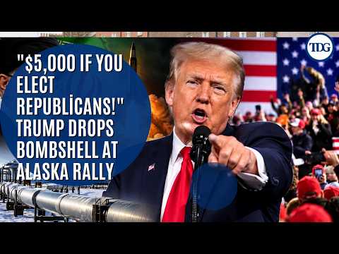 Trump's SHOCKING Iran Threat &amp; $5,000 Promise! Alaska Rally Erupts Amid Fuel Price Crisis