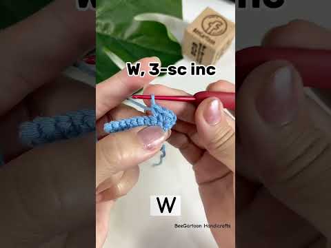 How to w, 3-sc inc #crochetcrosai #crochet #diy #amigurumi #knittig #handmade