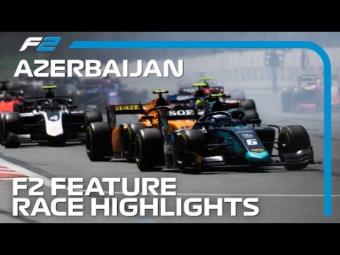 Formula 2 Feature Race Highlights | 2019 Azerbaijan Grand Prix