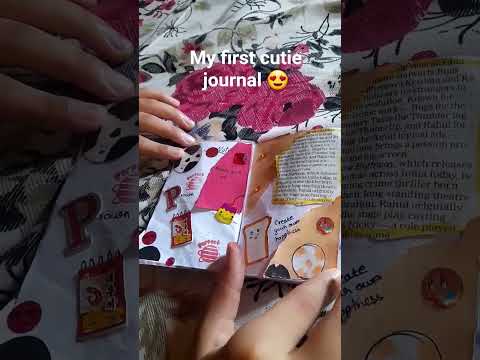 My First Journal BooK, HOw to make journal #papercraft #bestmoments #hellozindgi #journalbook