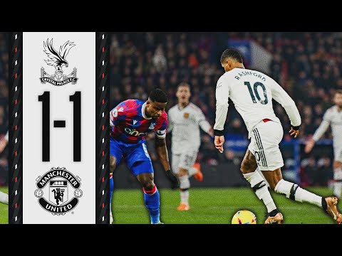 A Point On The Road 🛣️ | Crystal Palace 1-1 Man Utd | Highlights