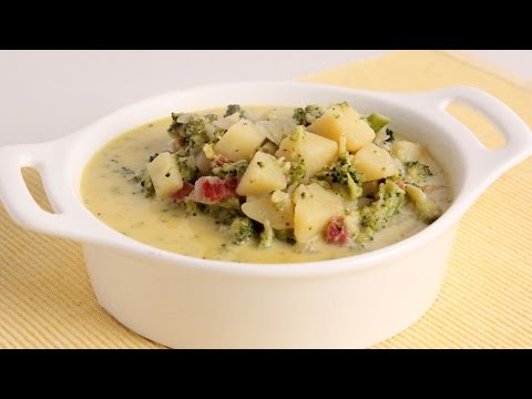 Cheesy Potato & Broccoli Soup - Laura Vitale - Laura in the Kitchen Episode 1010 - UCNbngWUqL2eqRw12yAwcICg