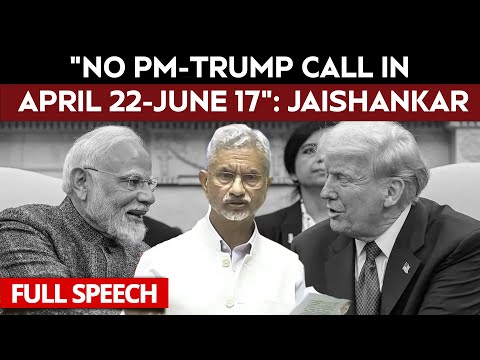 Jaishankar Parliament Speech | "No PM-Trump Call In April 22-June 17": S Jaishankar On Trump Claims