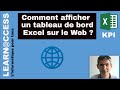 Excel - Comment partager un Tableau de Bord sur le Web [1]