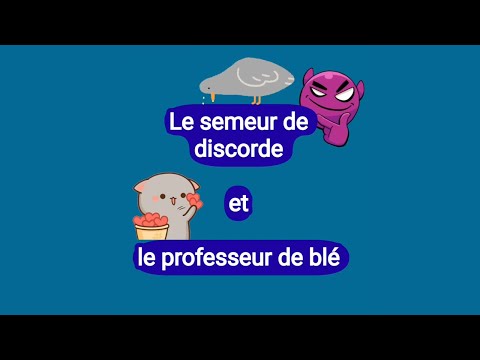 Les tags dans la rue, c'est pas beau. Le semeur de discorde et le professeur de blé.