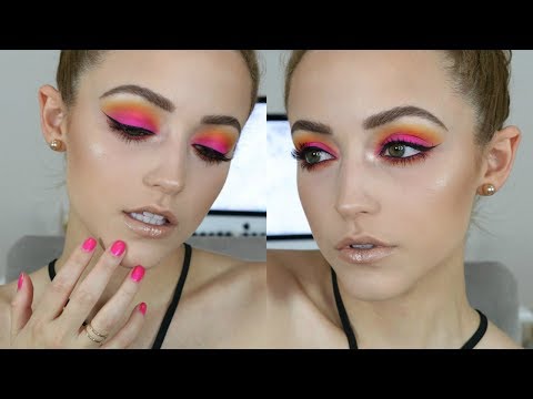 Hot Pink Sunset | Makeup Tutorial - UC8v4vz_n2rys6Yxpj8LuOBA