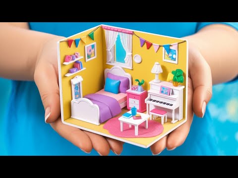 DIYアイデア：ドール用の驚くべき小さい部屋の改造が必要！