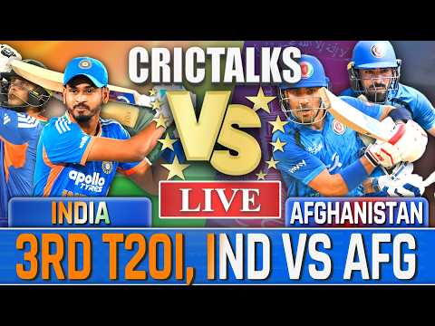 Live: IND vs AFG, 3RD T20I, 2026 SERIES, Live match Today, Live Cricket Score, Commentary 7 Over