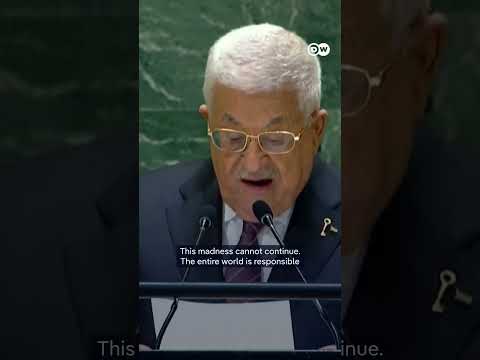 Abbas calls on international community to stop sending weapons to Israel | DW News