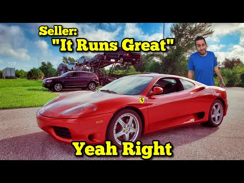 I Bought a “Run & Drive” Ferrari at Auction that was Secretly Mechanically Totaled