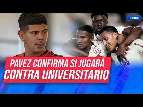 ¿LA PRIMERA BAJA? Pávez rompe su silencio y habla si llegará o no al clásico ante la 'U'