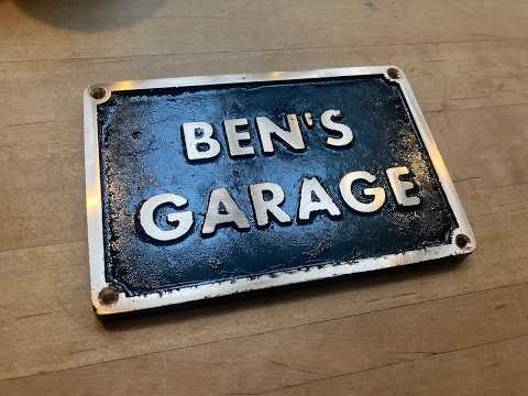 Create a Bronze Sign from 3D Print