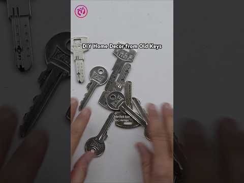 DIY Home Decor from Old Keys #diy #homedecor #keys