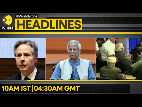 Blinken Heckled Over Gaza Policy | Yunus: All Parties Want July Proclamation | WION Headlines