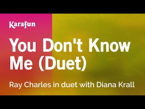 Karaoke You Don't Know Me (Duet) - Ray Charles * - UCbqcG1rdt9LMwOJN4PyGTKg