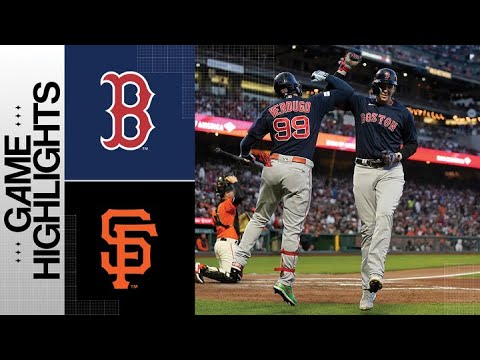Red Sox vs. Giants Game Highlights (7/28/23) | MLB Highlights video clip