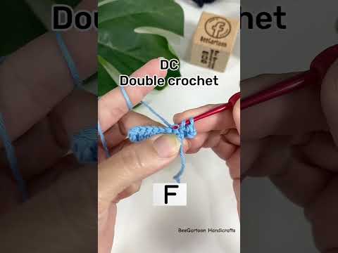 Double crochet, dc #diy #crochet #amigurumi #knittig #handmade #crocheting #knitting