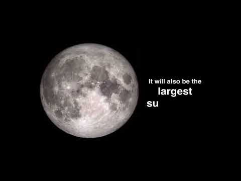 Largest 'Supermoon' Since '48 Will Not Be This Close Again Until 2034 | Video - UCVTomc35agH1SM6kCKzwW_g