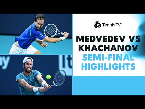 Daniil Medvedev & Karen Khachanov's Entertaining Semi-Final Encounter! | Miami 2023