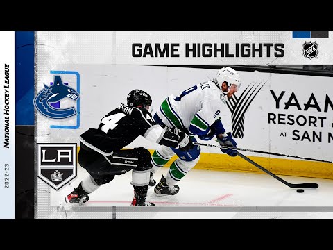 Canucks @ Kings 3/18 | NHL Highlights 2023