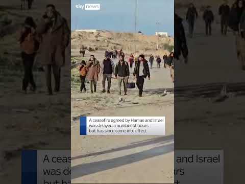 Gazans return to Rafah on foot after Israeli troops leave